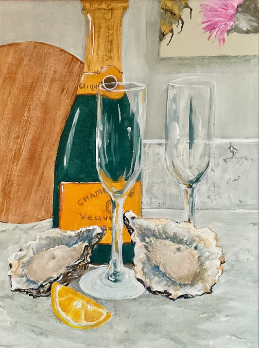 Champagne and Oysters