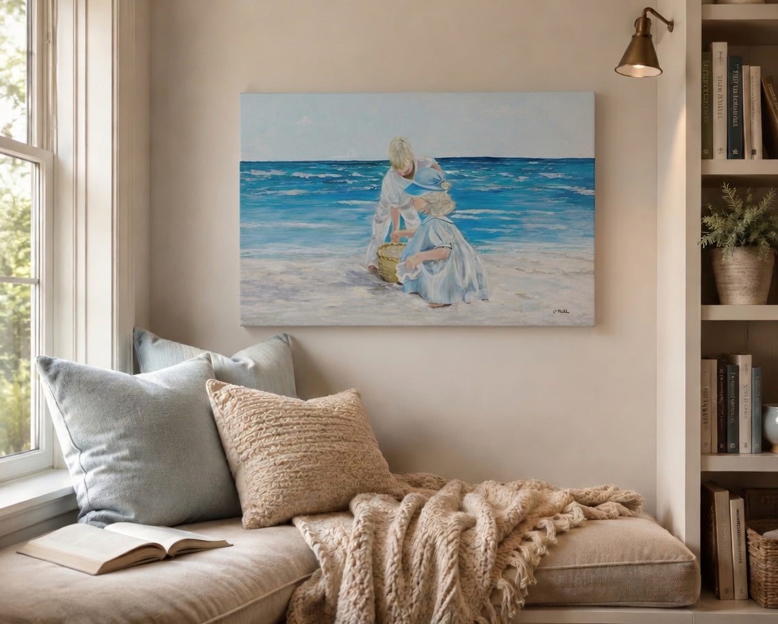 Beach Day Treasures Giclee