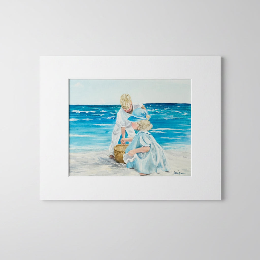 Beach Day Treasures Print