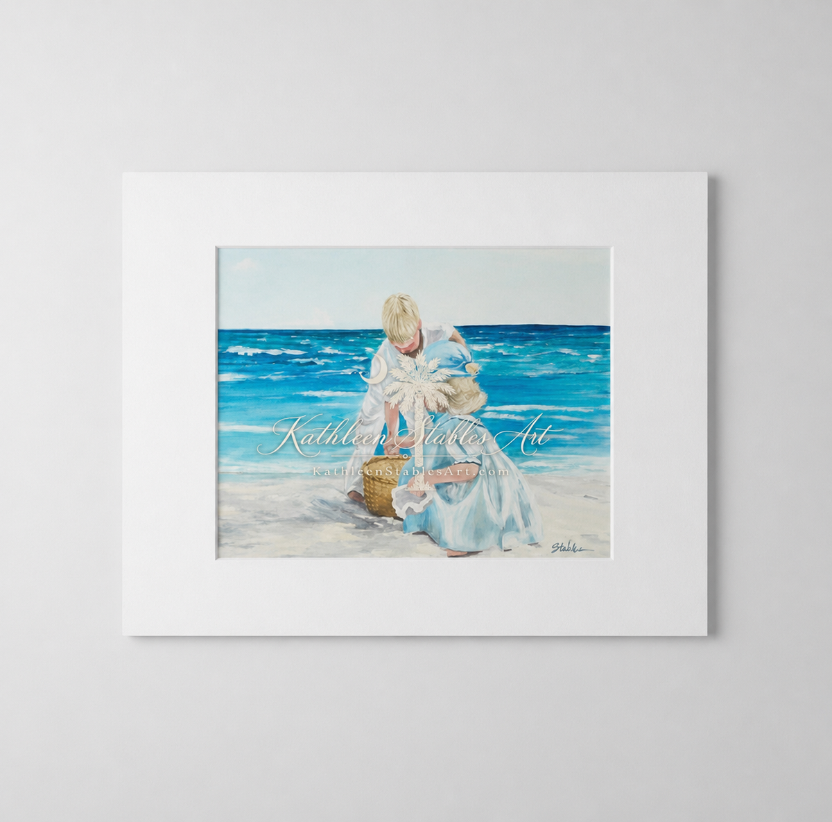 Beach Day Treasures Print